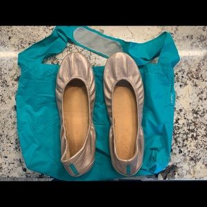 Tieks by Gavrieli Rose Gold Ballet Flats Size 10